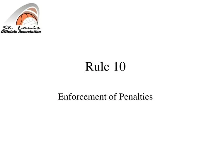 rule 10