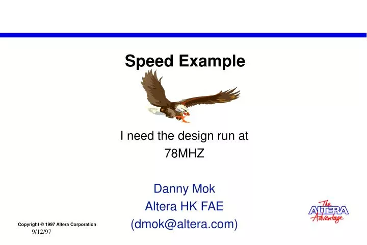 speed example