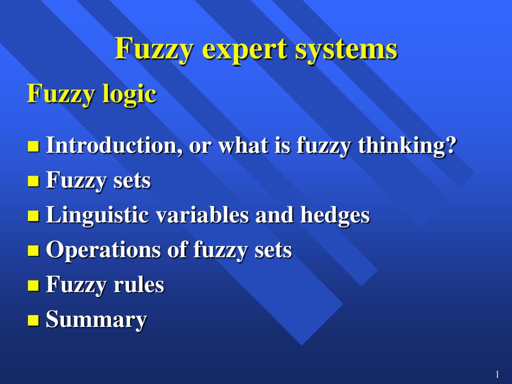 PPT - Fuzzy expert systems PowerPoint Presentation, free download - ID ...