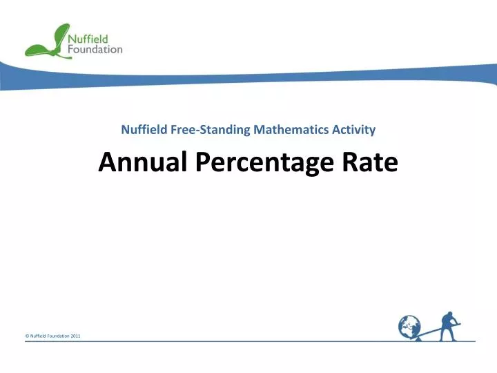 annual percentage rate