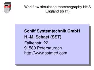 Workflow simulation mammography NHS England (draft)