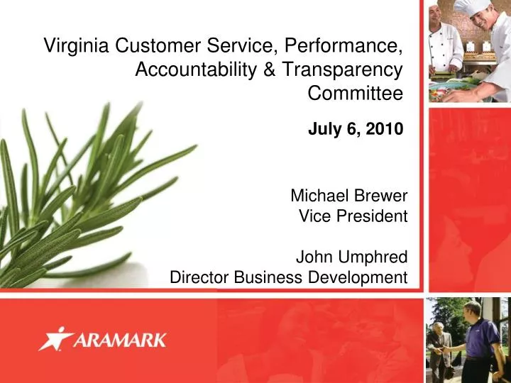 virginia customer service performance accountability transparency committee july 6 2010