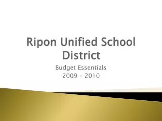 Ripon Unified School District