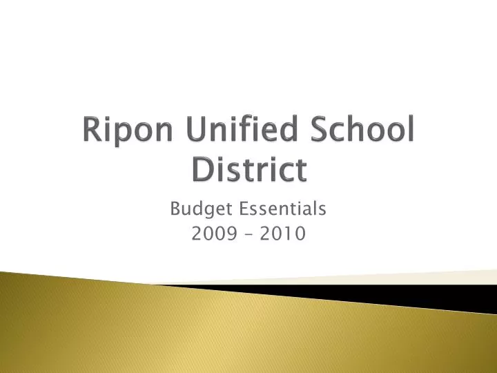 ripon unified school district