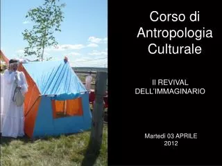 Corso di Antropologia Culturale