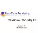 Real-Time Rendering - slide 1