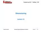 Dimensioning - slide 1