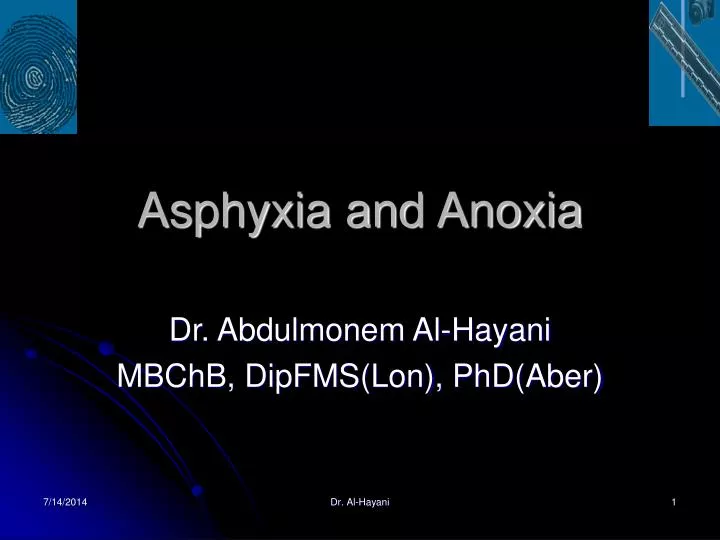 asphyxia and anoxia