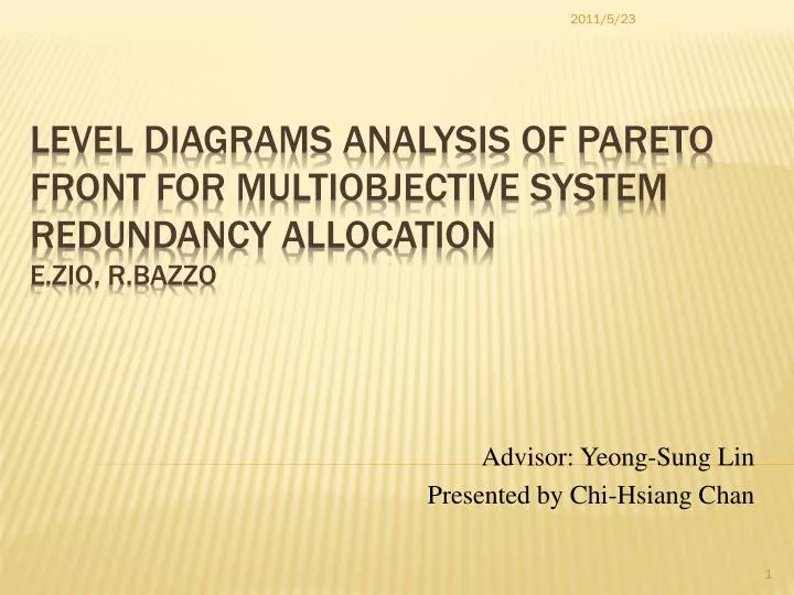 advisor yeong sung lin presented by chi hsiang chan