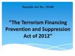 Republic Act No. 10168 - slide 1