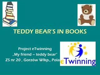 teddy bear s in books
