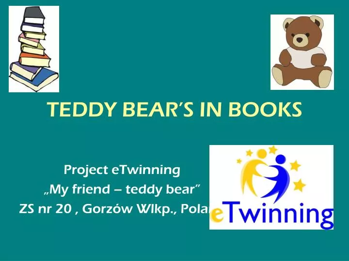 teddy bear s in books