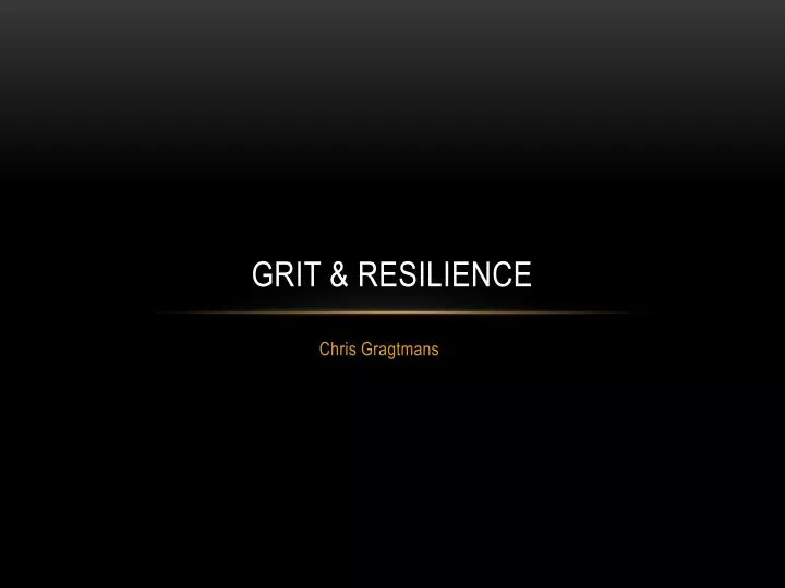 grit resilience