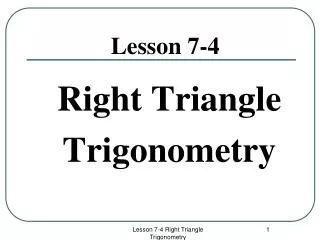 Lesson 7-4