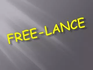 free lance