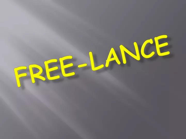 free lance