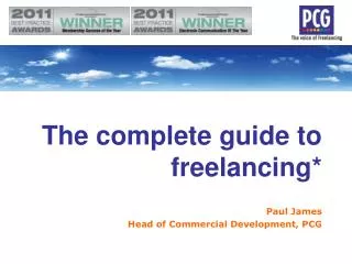 The complete guide to freelancing*