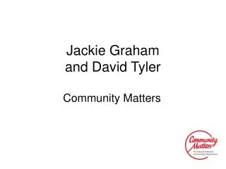 Jackie Graham and David Tyler