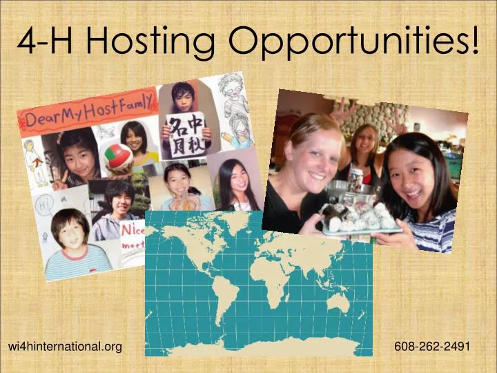 4 h hosting opportunities