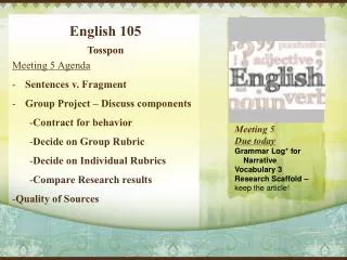 English 105