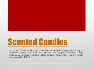 PPT - Luxury Handmade Candles In Uk Wanderingwick.co.uk PowerPoint ...