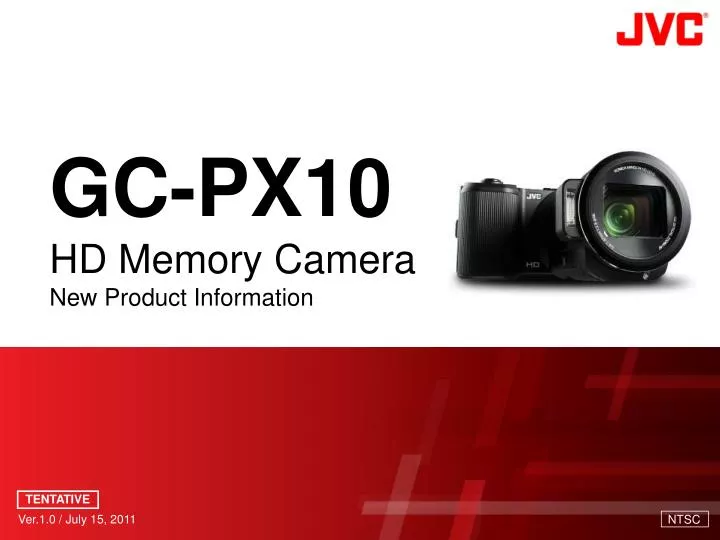 gc px10 hd memory camera new product information