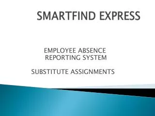 SMARTFIND EXPRESS