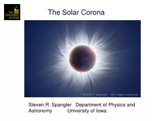 The Solar Corona