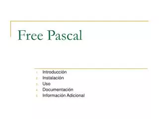 free pascal