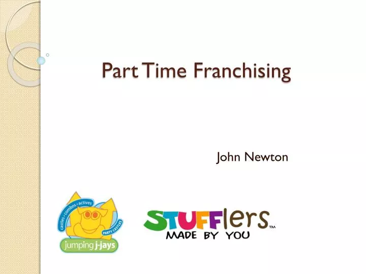 part time franchising