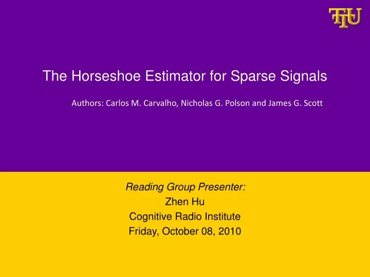 the horseshoe estimator for sparse signals
