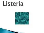 Listeria - slide 1