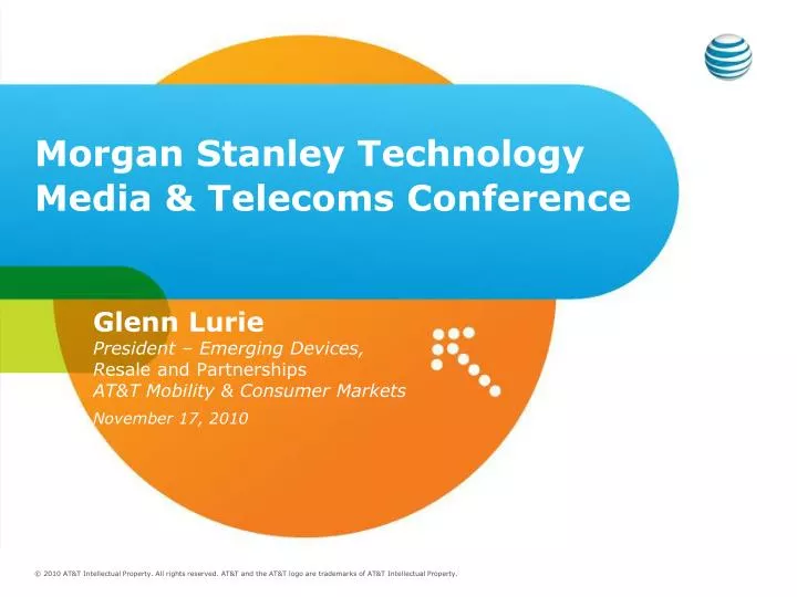 morgan stanley technology media telecoms conference