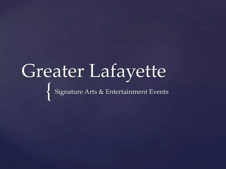 greater lafayette