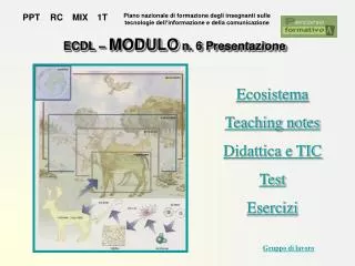 ecdl modulo n 6 presentazione