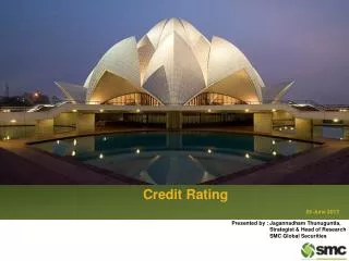 Credit Rating 						 	 		 29 June 2013