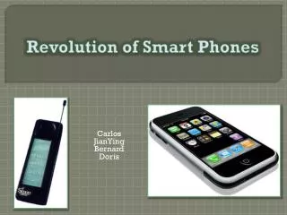 Revolution of Smart Phones