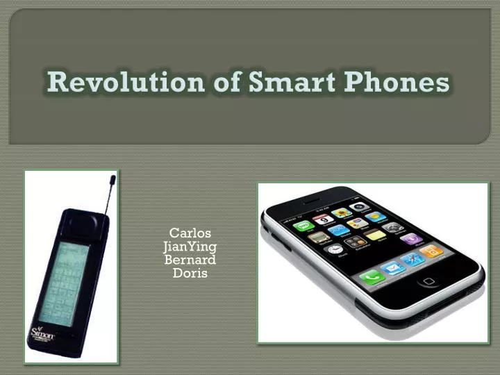 revolution of smart phones