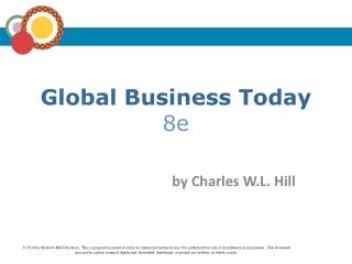 Global Business Today 8e