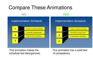 Compare These Animations