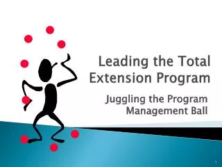 Leading the Total Extension Program