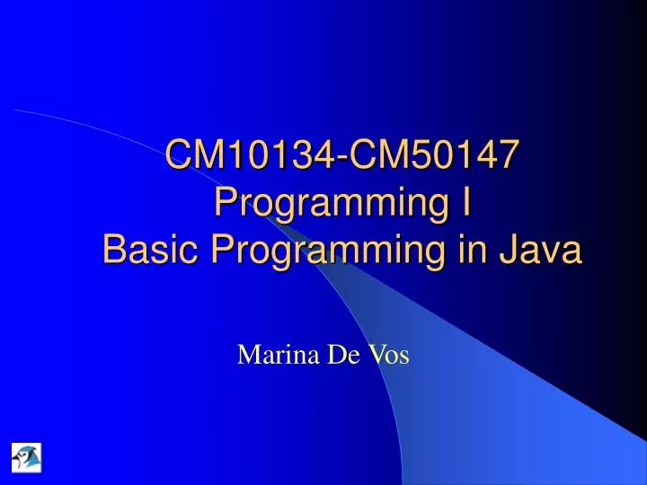 cm10134 cm50147 programming i basic programming in java