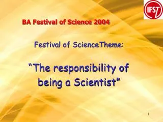 BA Festival of Science 2004