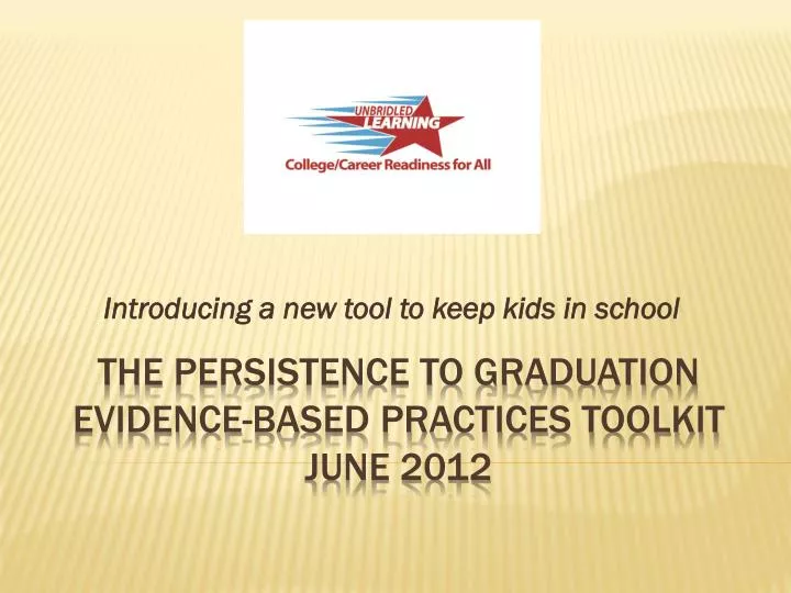 introducing a new tool to keep kids in school