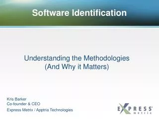 Software Identification