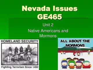 Nevada Issues GE465