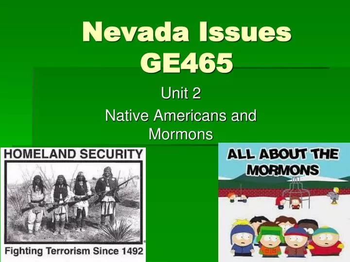 nevada issues ge465