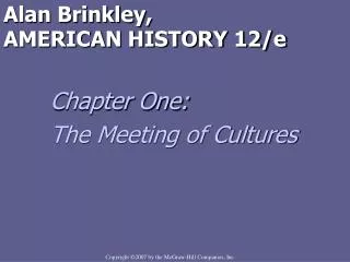 alan brinkley american history 12 e