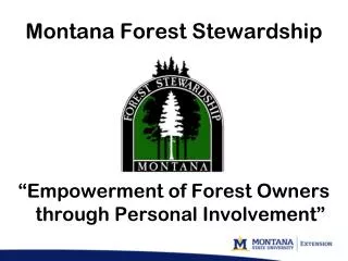 Montana Forest Stewardship