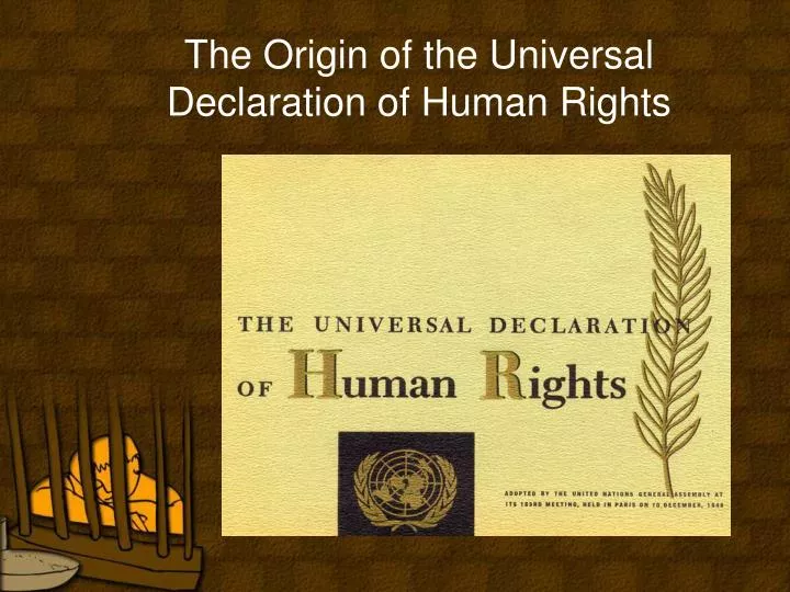 the origin of the universal declaration of human rights